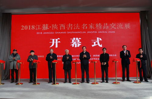 翰墨交融 2018江蘇·陜西書法名家精品交流展在江蘇省現代美術館隆重啟幕